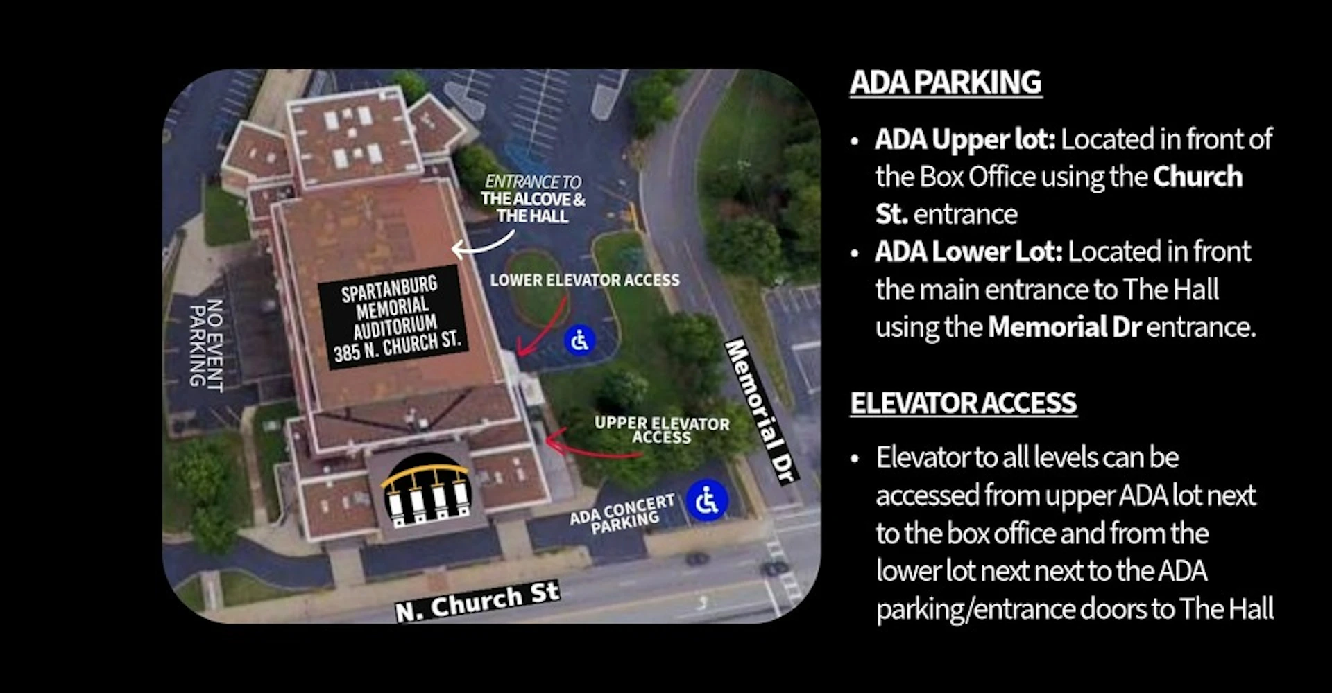 Spartanburg SC Events Center | Spartanburg Memorial Auditorium