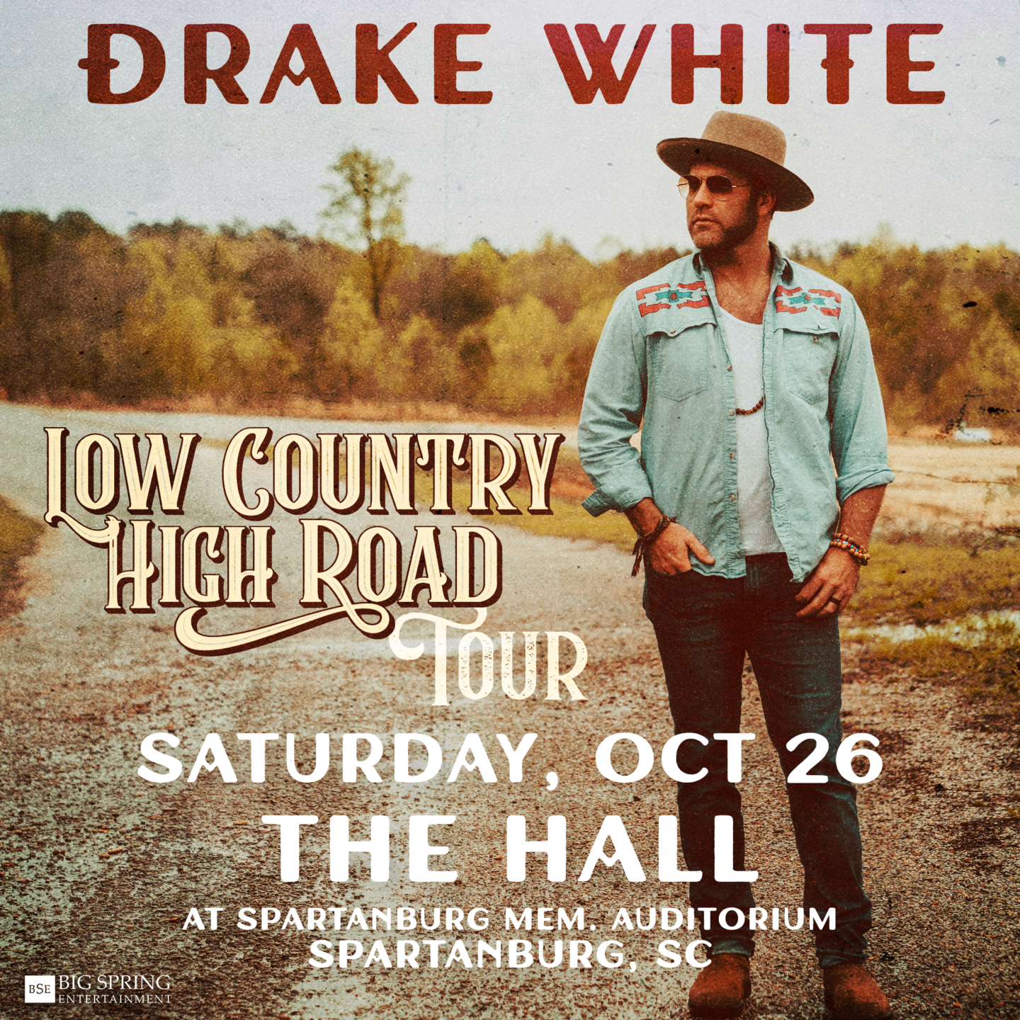 Drake White Low Country High Road Tour