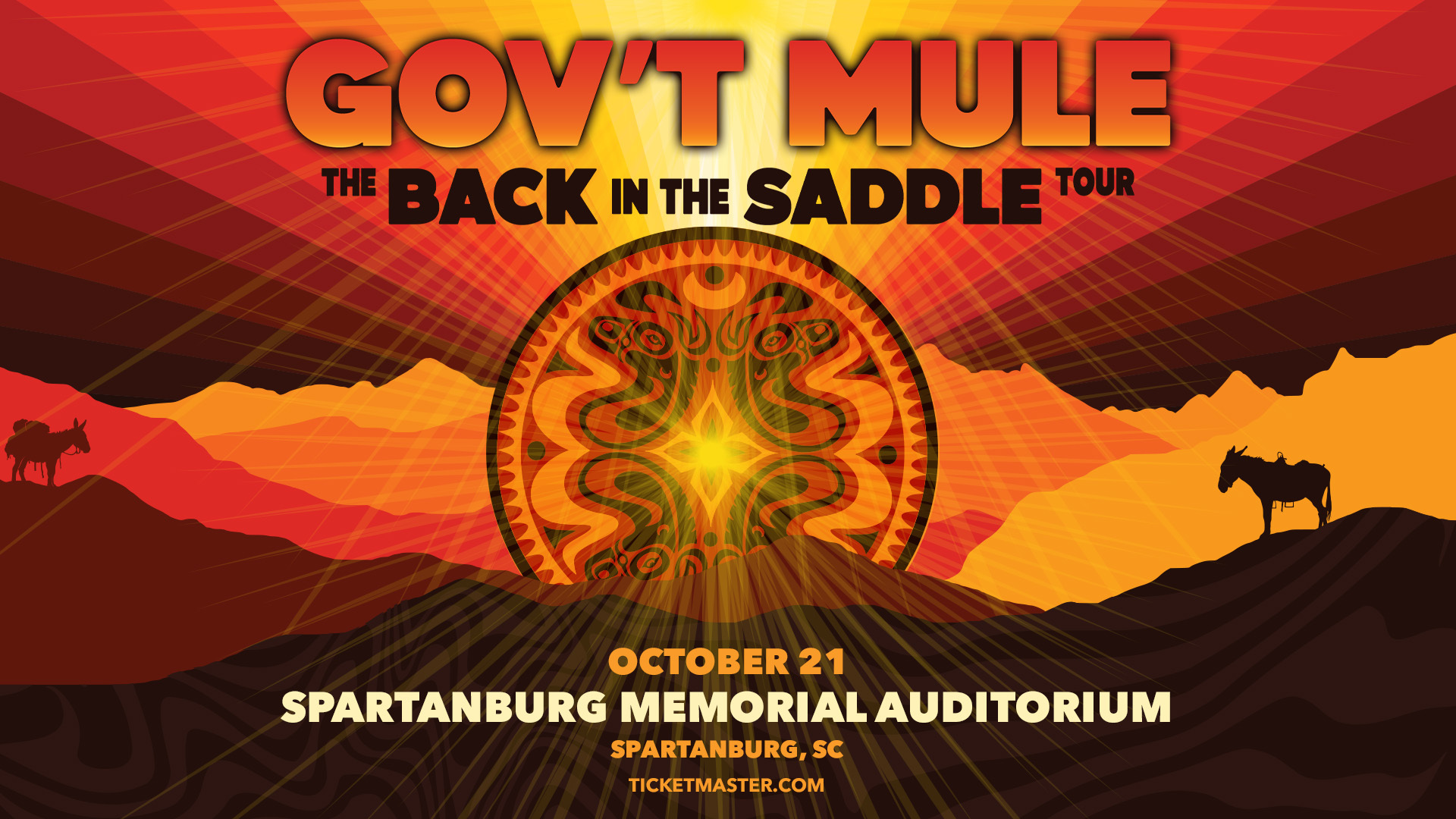 Gov't Mule - The Back In The Saddle Tour | Spartanburg Memorial