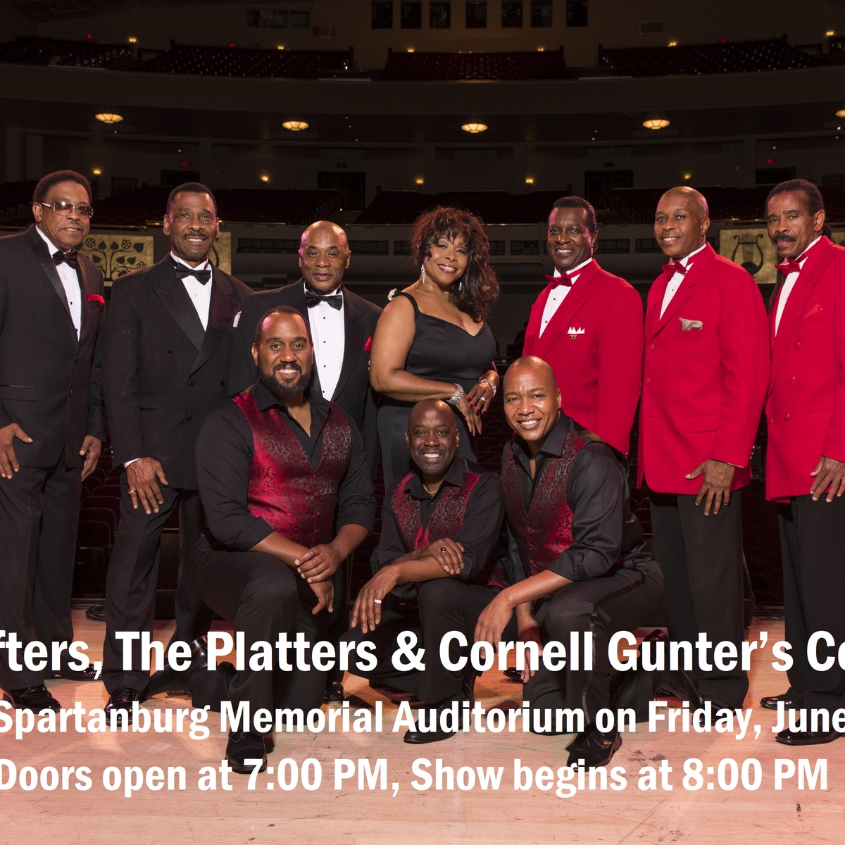 Rescheduled - The Drifters, The Platters & Cornell Gunter’s Coasters - 6/11/2021