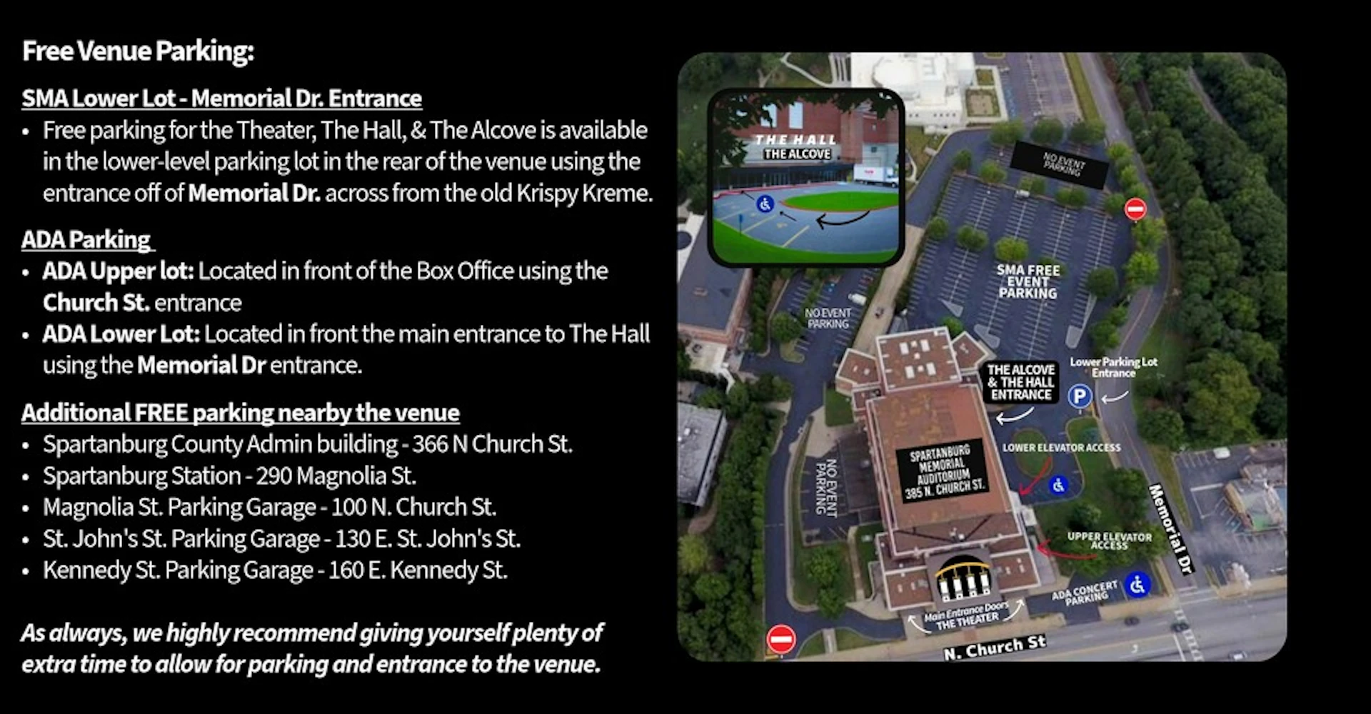 Spartanburg SC Events Center | Spartanburg Memorial Auditorium