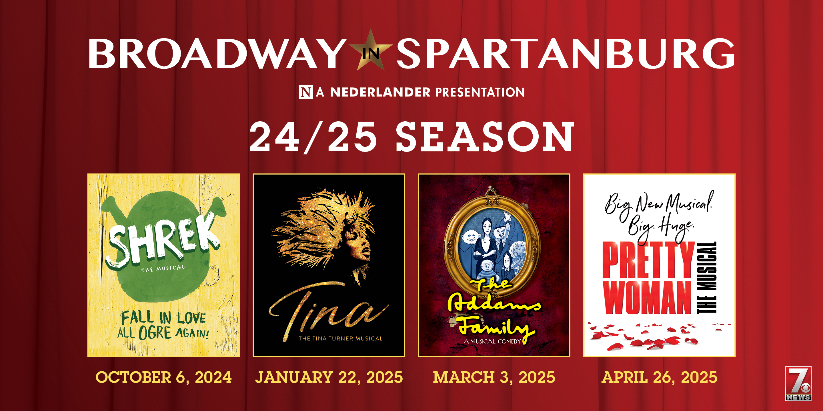 Broadway In Spartanburg 2024-2025