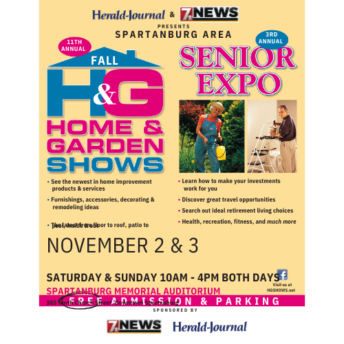 Home and Garden Show & Senior Expo Sat-Sun Nov. 2-3